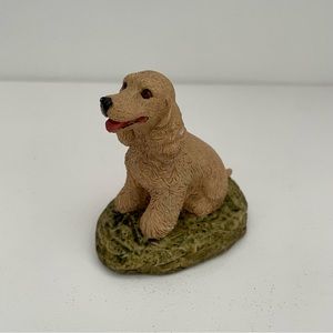 Charmstone Handpainted Cocker Spaniel Dog Figurine Artist Earl Sherwan USA